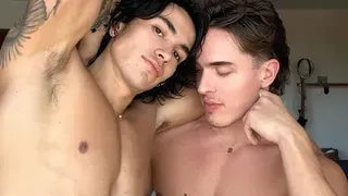 Watch: OnlyFans Stars Jay Fisher Caresses Alejandro Pino's Abs